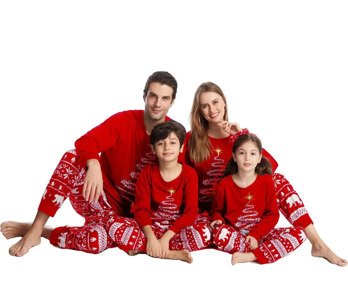 Starlit Tree Family Christmas Pyjamas