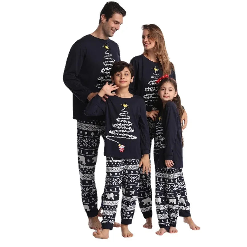 Starlit Tree Family Christmas Pyjamas