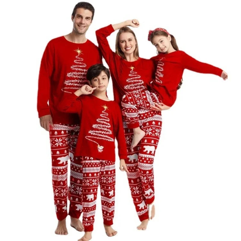 Starlit Tree Family Christmas Pyjamas