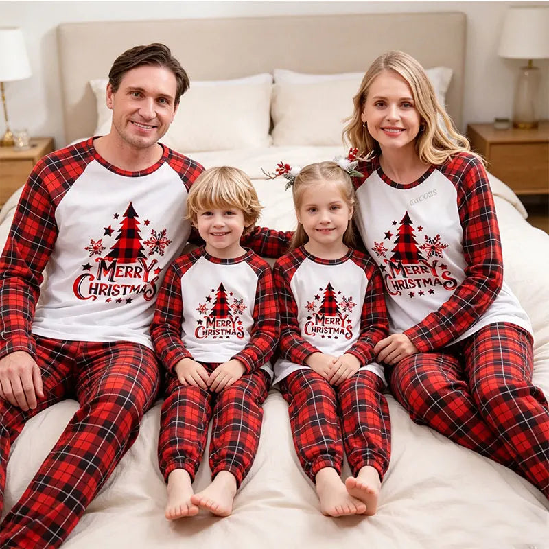 Merry Christmas Plaid Family Pyjamas product details