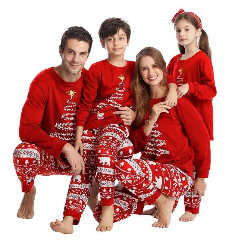 Starlit Tree Family Christmas Pyjamas