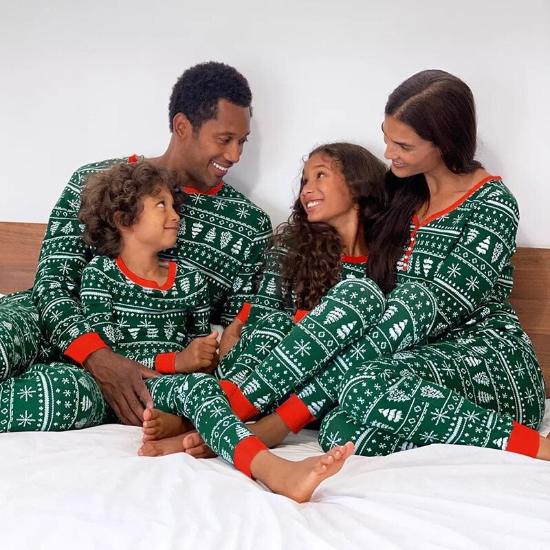 Festive Christmas Print Pyjamas